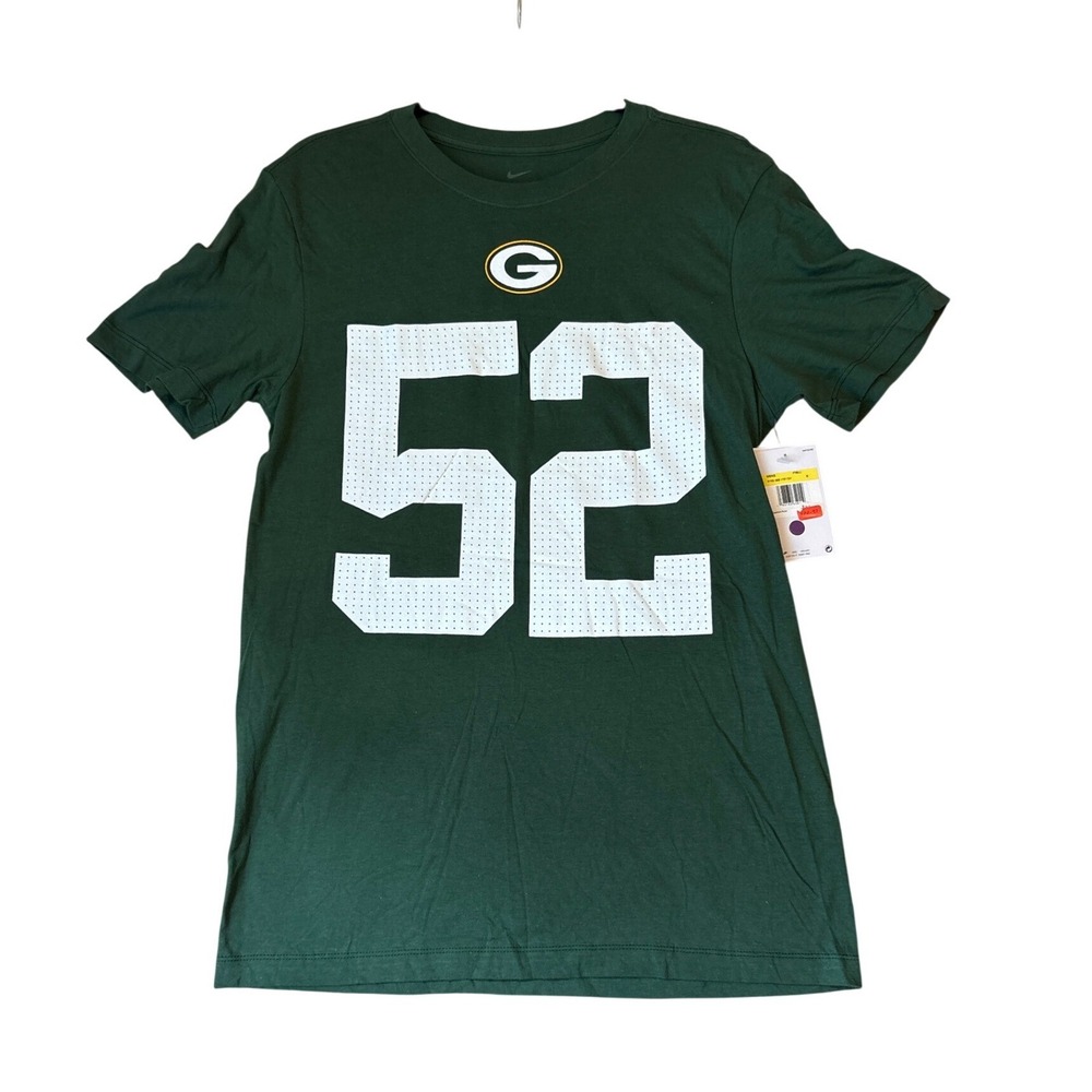 Nike Green Bay Packers Rashan Gary Mens Green Graphic Shirt SIZE Small NWT